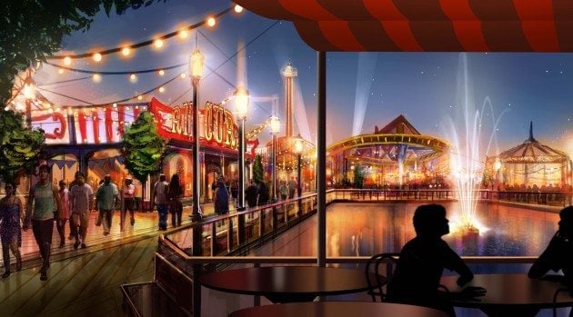 Fun Spot Boardwalk concept art