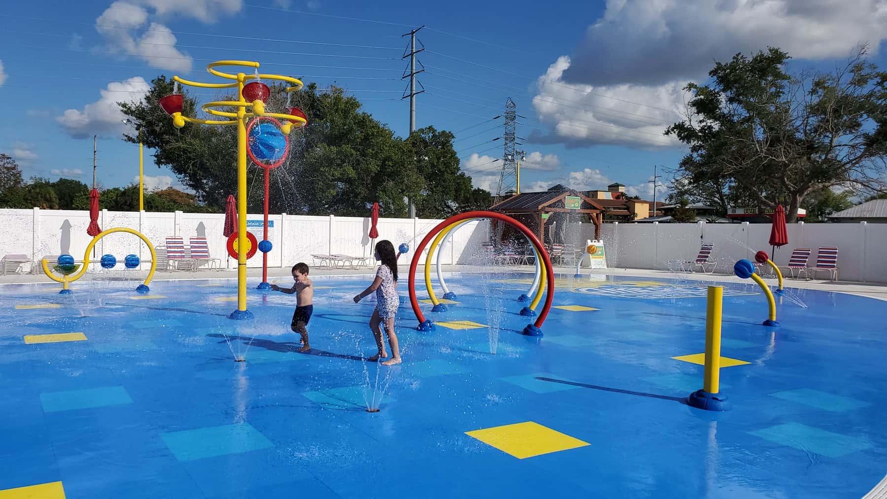 Children on Orlando Splash Pad